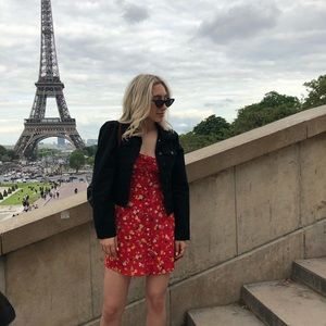 Just USA black denim jacket